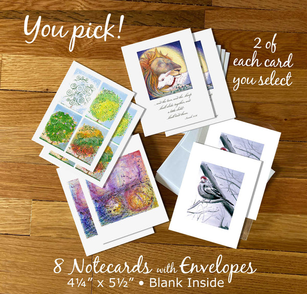 8 Packs of Small Notecards